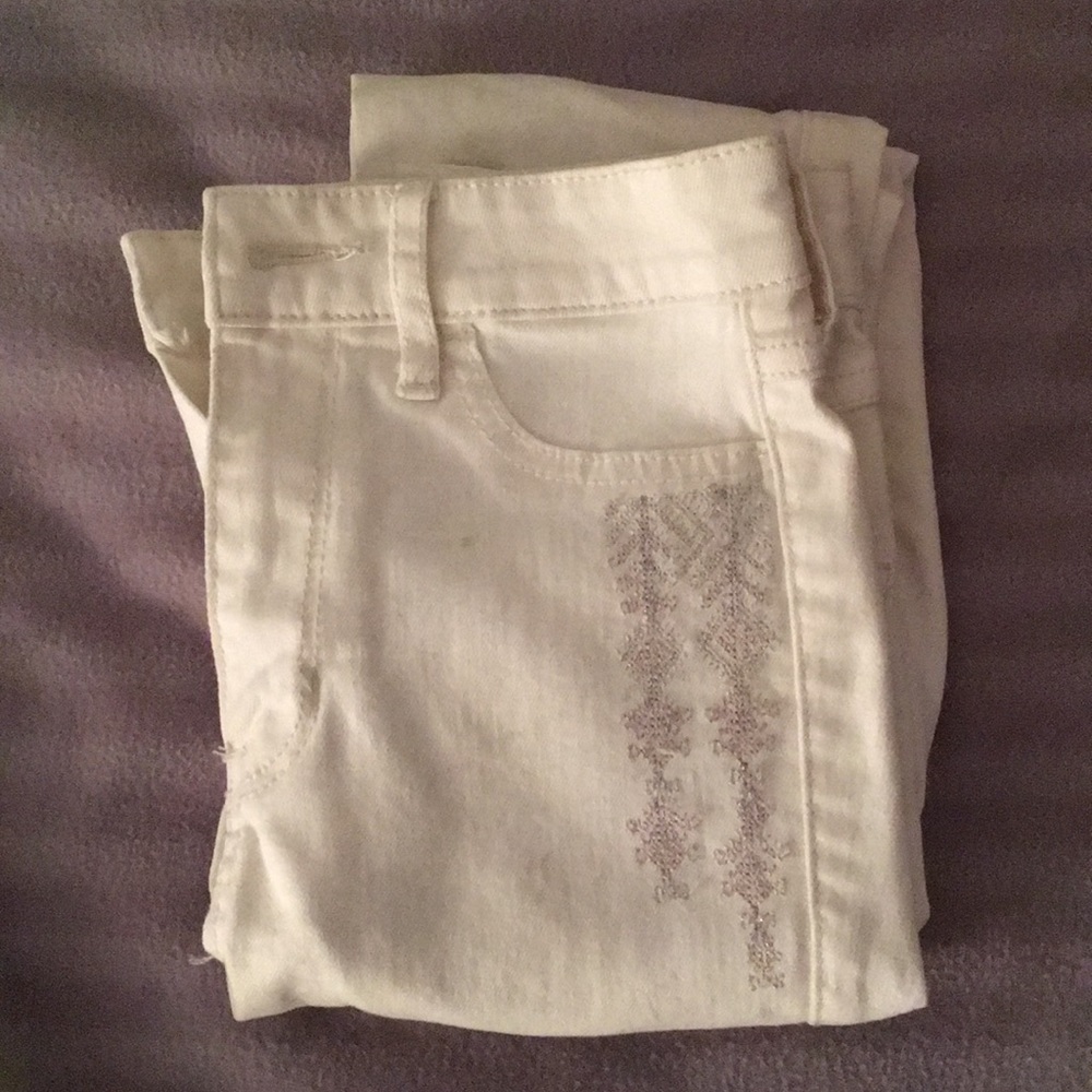 White Hollister Skinny Jeans